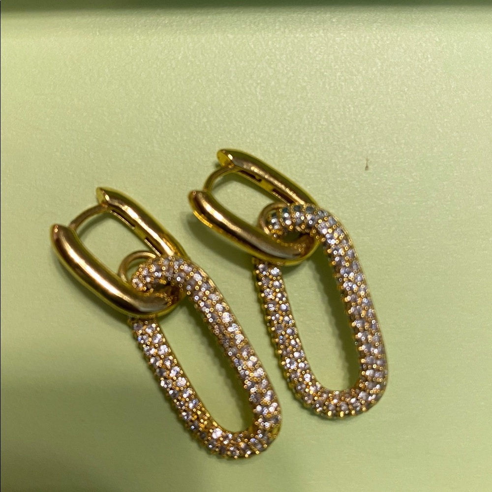 Banana Republic Gold and Silver Earrings